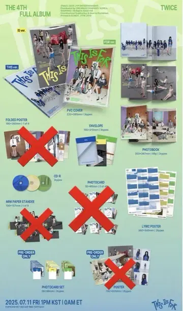 TWICE 3 형태 앨범 this is for