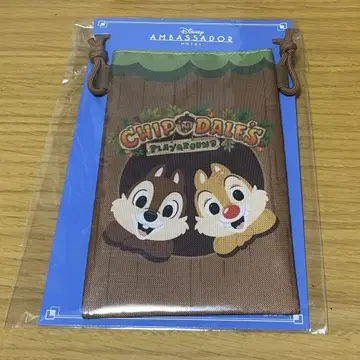 앰버서더 호텔 플레이그라운드 칩 데일 넥 파우치 미개봉 새상품