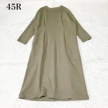 45R 쭈리 드레스 속기모 카키 원피스 45rpm