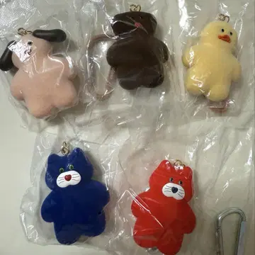 모조죠 마스코트 5개 세트 카라비너 포함