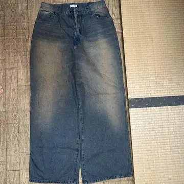 sedagle 와이드 레그 데님 다크 블루
