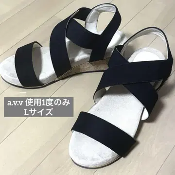 a.v.v 크로스 밴딩 샌들 L 사이즈