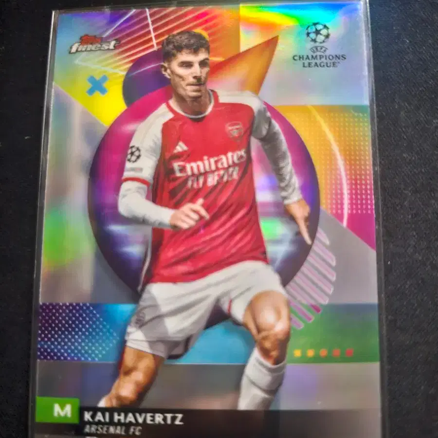 Topps Finest 23/24 Arsenal Kai Havertz Refractor Soccer Card #탑