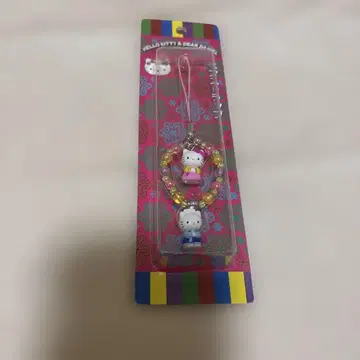 헬로키티 & 디어 다니엘 시마쵸고리 스트랩 네츠케