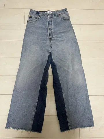 리던 RE/DONE 플레어 데님 부츠 컷 리바이스 Levi's 리메이크
