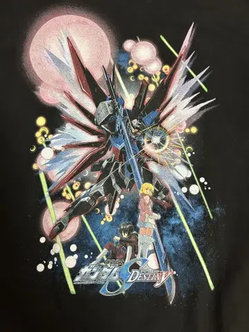기동전사 건담 SEED DESTINY 티셔츠 애니메이션 XL