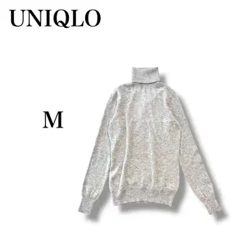 유니클로 터틀넥 스웨터 [M] 캐시미어 100% 니트 심플