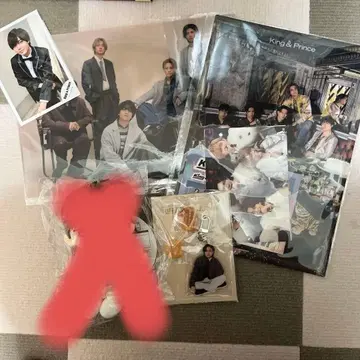 킹프리 나가세 렌 아크릴 키링 행거 아르바이트 특전 세트