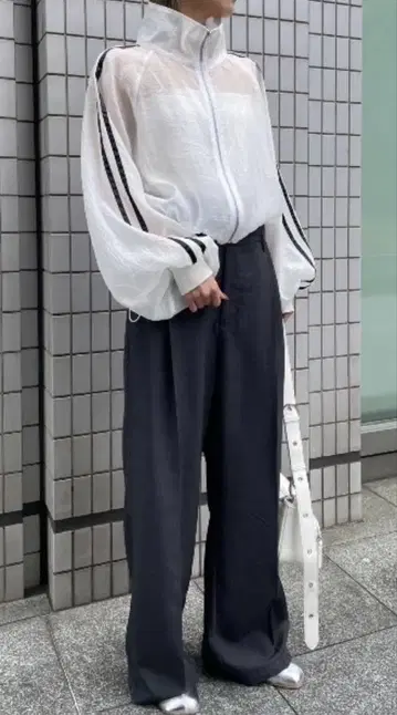 AIC. 더블 라인 시어 블루종