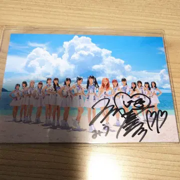 AKB48 시모오 미우 친필 사인 엽서