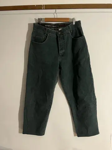 PIONIER JEANS 다크 그린 데님