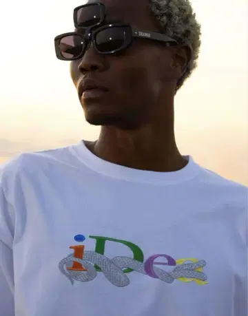 ideaswam OUROBOROS LOGO TEE "White"