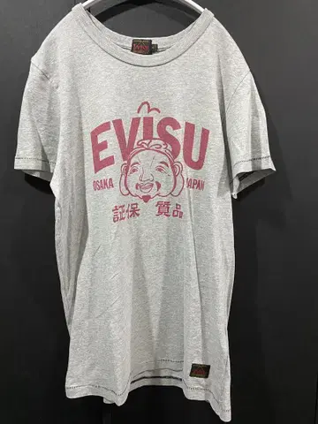 EVISU 티셔츠 그레이 S 사이즈