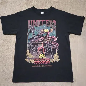 B'z PRESENTS UNITE #02 콜라보 티셔츠 6/28 MWAM