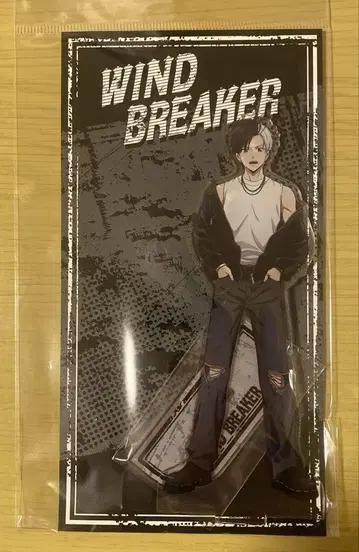 WIND BREAKER 아크릴 스탠드 벚꽃 하야 윈브레 락 가죽