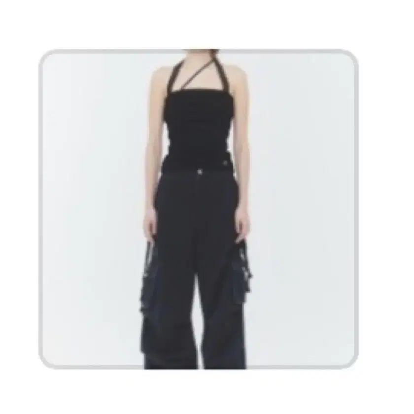 New Pain or Pleasure Sara Cargo Pants Black on Bunjang