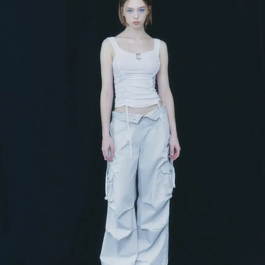 New Pain or Pleasure Sara Cargo Pants Black on Bunjang