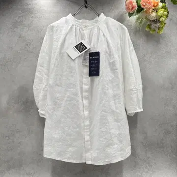 B.C STOCK 프렌치 린넨 2way 블라우스 린넨 100%