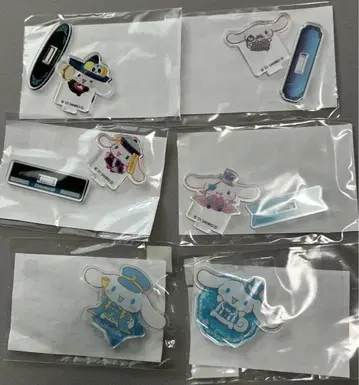 남코 한정판 시나몬 시나모롤 아크릴 스탠드 6개 세트