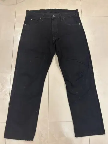 블랙 데님 팬츠 허리 약 90cm