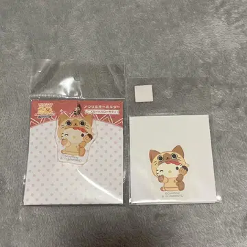 아크링 키링 스티커 산리오 몬헌 대 사냥전 아이루 헬로키티
