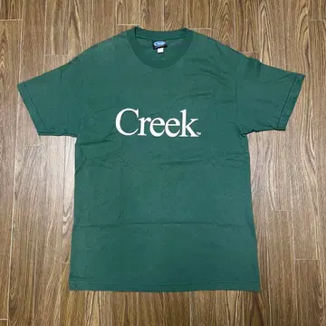 Creek Logo Tee 티셔츠 초기 그린 아리하라 미유키