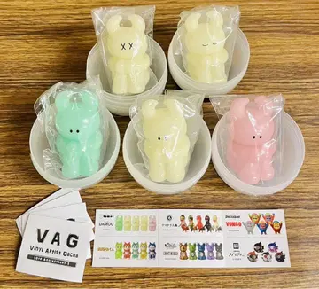 VAG 10th UAMOU 가챠 소프트 비닐 전 5종 세트