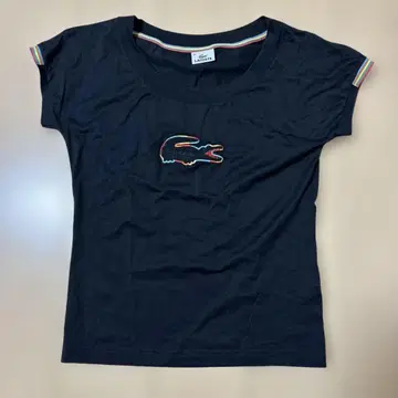 새상품급 LACOSTE 반팔 티셔츠 블랙 38 라코스테 블랙 M