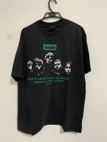 OASIS 오아시스 밴드 티셔츠 락 밴드 티셔츠 오아시스