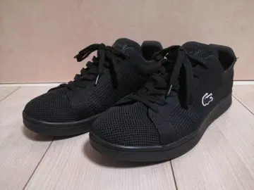 라코스테 (LACOSTE) 메쉬 스니커즈 블랙 26.0