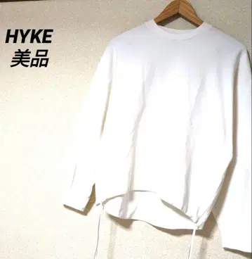HYKE 사이드 지퍼 풀오버 슬릿 하이크 맨투맨 스웨트 현재 고급