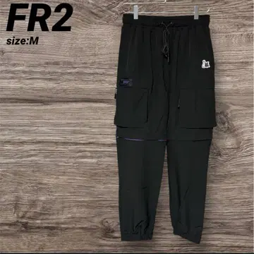 FR2 에프알2 나데시코 카고 팬츠 하프 팬츠 블랙 2way