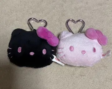 산리오 헬로키티 아이 러브 헬로키티 페이스 마스코트