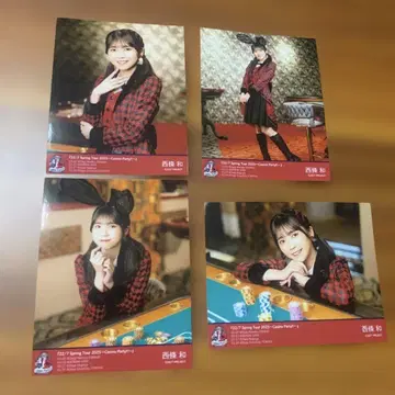 나나니지 22/7 스프링 투어 2025 브로마이드 사이조 카즈 4장