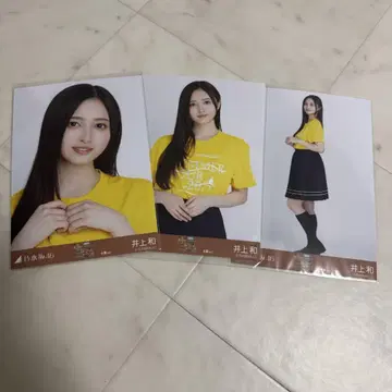 노기자카46 브로마이드 이노우에 카즈 오사카 라이브 티셔츠 컴프