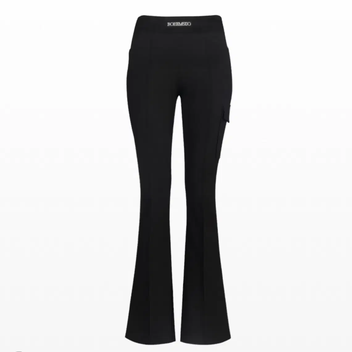 【BOHEMIAN SEOUL】BOHEMSEO (UNISEX) TURNUP WIDE SHIRT PANTS BOHEMIAN SEOUL] (UNISEX) TURNUP WIDE SHIRT PANTS, BLACK 正規