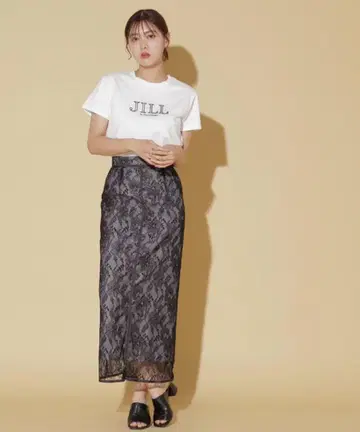 I 라인 레이스 스커트 JILL BY JILLSTUART