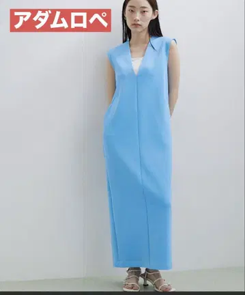 아담 로페 '새상품급' 슬리브리스 롱 원피스