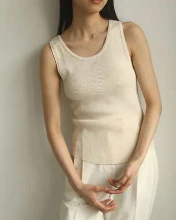 TODAYFUL 라운드 헴 탱크탑 round hem tanktop