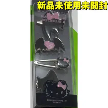 헬로키티 한국 필리밀리 콜라보 헤어핀 앞머리 클립