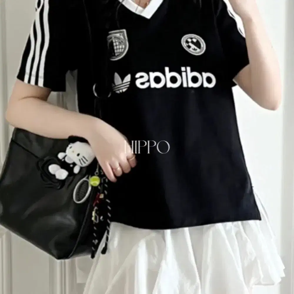 ★★Adairs★★ Colored Goalie Top Black JX8980 Clothing - Collared Goalie Top - Black | adidas Oman