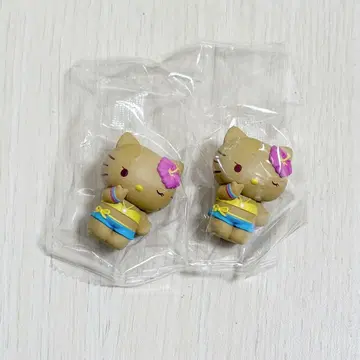산리오 모두 함께 바캉스 피규어 키티 2개 세트
