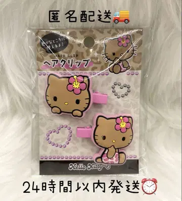 새상품 산리오 헤어 클립 앞머리 클립 일광화상 갸루