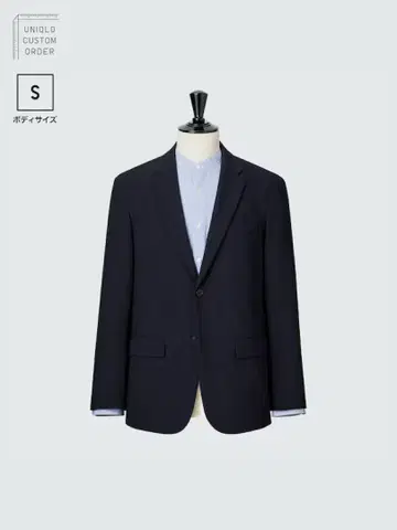 새상품급 유니클로 감동 자켓 커스텀 오더 네이비 S