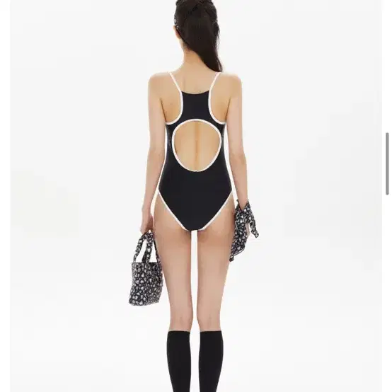 ★EMIS★BACK HOLE SWIMSUIT emis 25 Back Hole Swimsuit Black #이미스,#이미스수영복 on