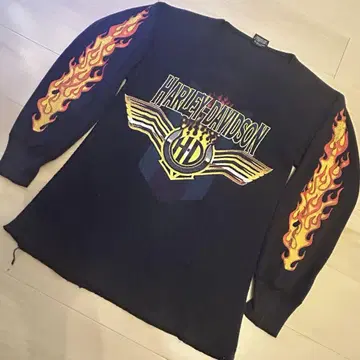 Harley Davidson 할리데이비슨 90년대 써멀 롱 T