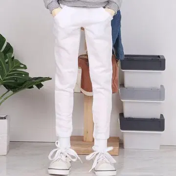 화이트 슬림 핏 팬츠 SD 사이즈