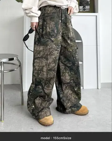 sedacle 세다클 지퍼 포켓 패턴 카고 팬츠 카모플라쥬 카모플라주