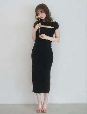 앤드메리 베이비 리본 니트 드레스