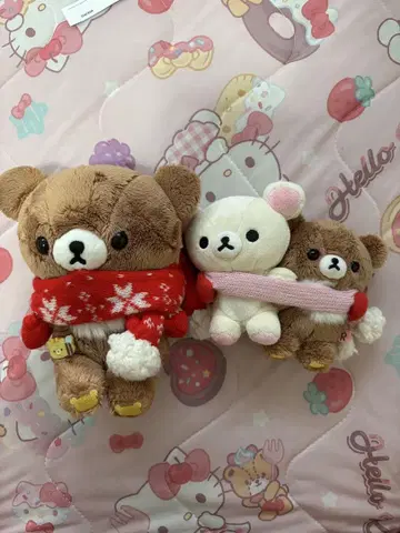 차이로이코구마 코리락쿠마 로프트 나카요시 봉제 인형 모아서 봉제 인형